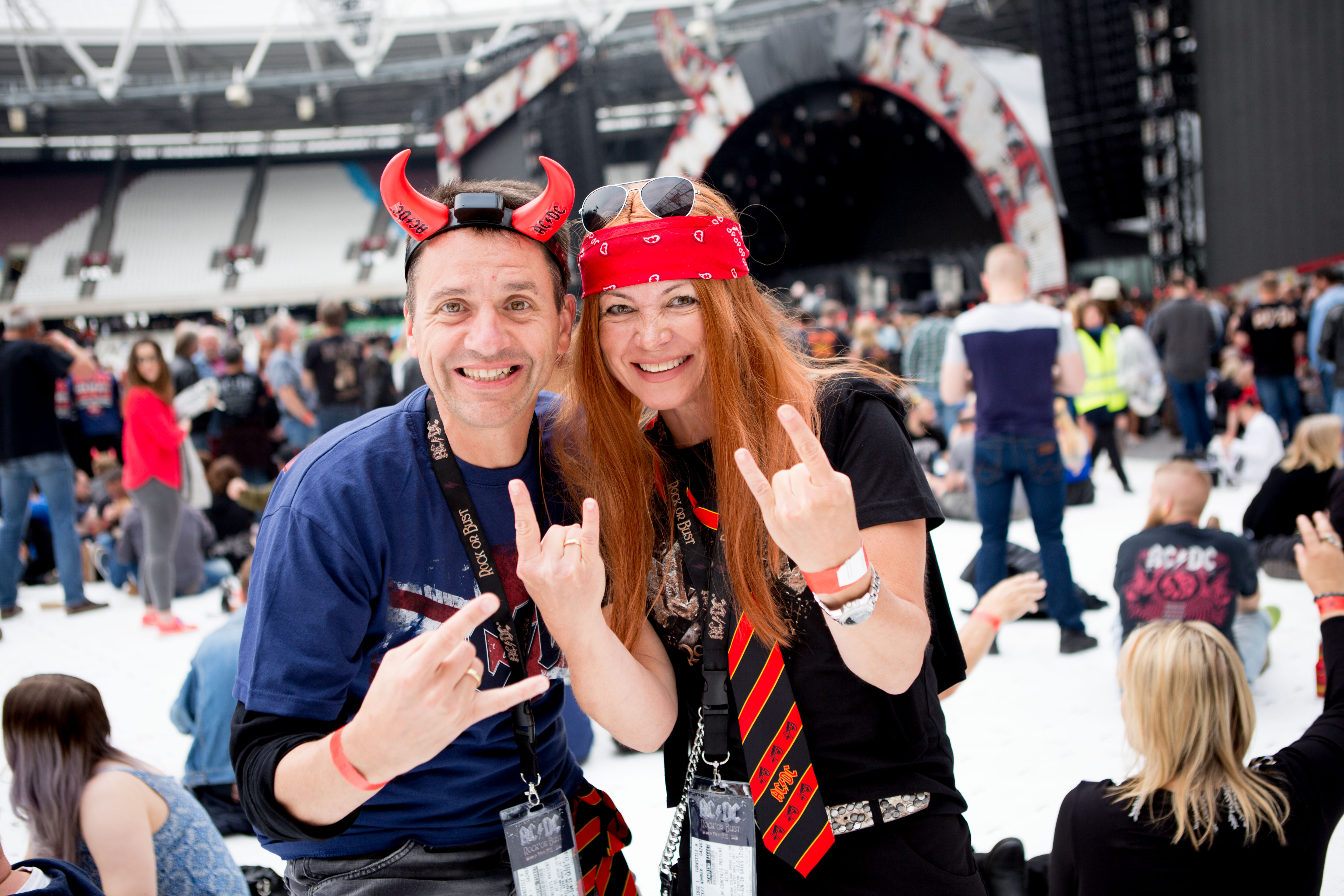 AC/DC Official site Photos